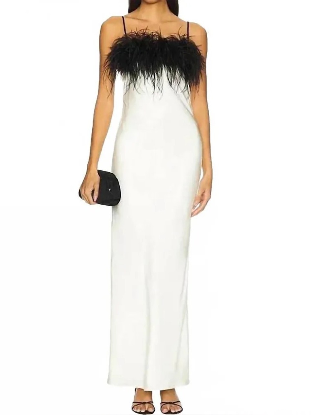 Delfi collective lady dress in black & white